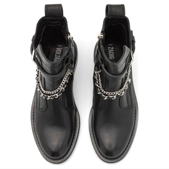 ZADIC&VOLTAIRE New in Box Laureen High Lambskin Leather ancle Boots. - Picture 7 of 11